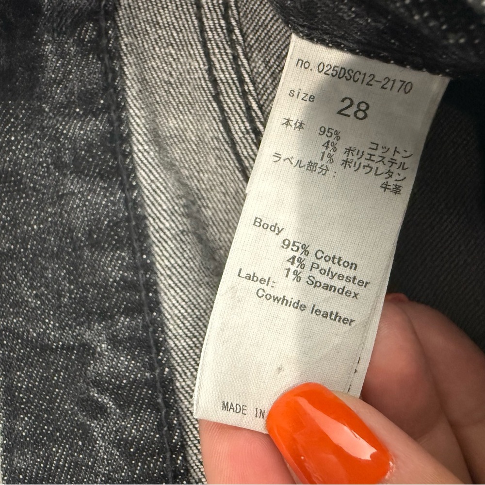 Moussy Vintage Glendele Black Mid Rise Cropped Ankle Jeans Size 28 Quiet Luxury - Picture 4 of 9